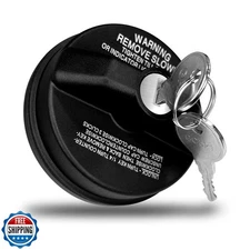 KUQUTIDY Locking Gas Cap, Gas Cap Lock with key Replacement Parts for Toyota 