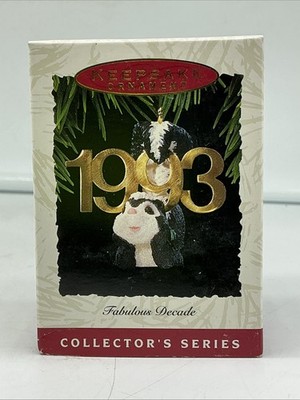 Hallmark Keepsake Ornament 1993 Fabulous Decade 4th in Series - FREE SHIPPING
