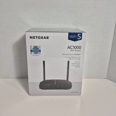 NetGear AC1000 WiFi Router Model R6080 1000Mbps Long Range NEW FACTORY SEALED