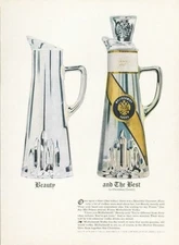 1961 Wolfschmidt Vodka Vintage Bottles Vintage Decanter PRINT AD