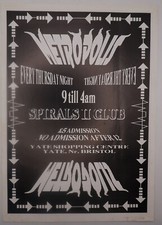 Rave Flyer-Metropolis Yate Bristol-1992-Size A4-GC-D