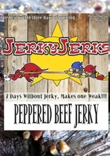 Jerky Jerks Thin Cut Black Pepper Dry Premium Beef Jerky 7oz