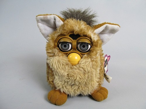 Vintag Furby Brown Giraffe Tiger Electronics 1998 Not Fully Functional SEE DESC.