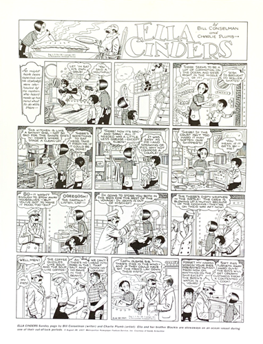 Editorial Cartoon Ella Cinders 1927 von Bill Conselman Charlie Plumb #0090