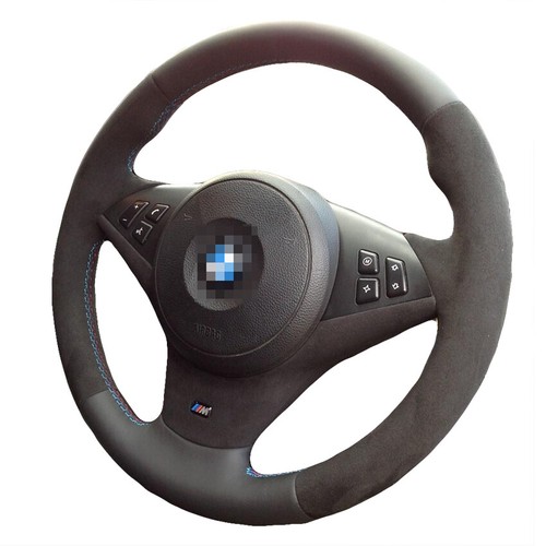 Cubierta de volante de coche para BMW E60 M5 525i 530i 540i 545i 550i 650i E61 E63 M6 - Imagen 1 de 9