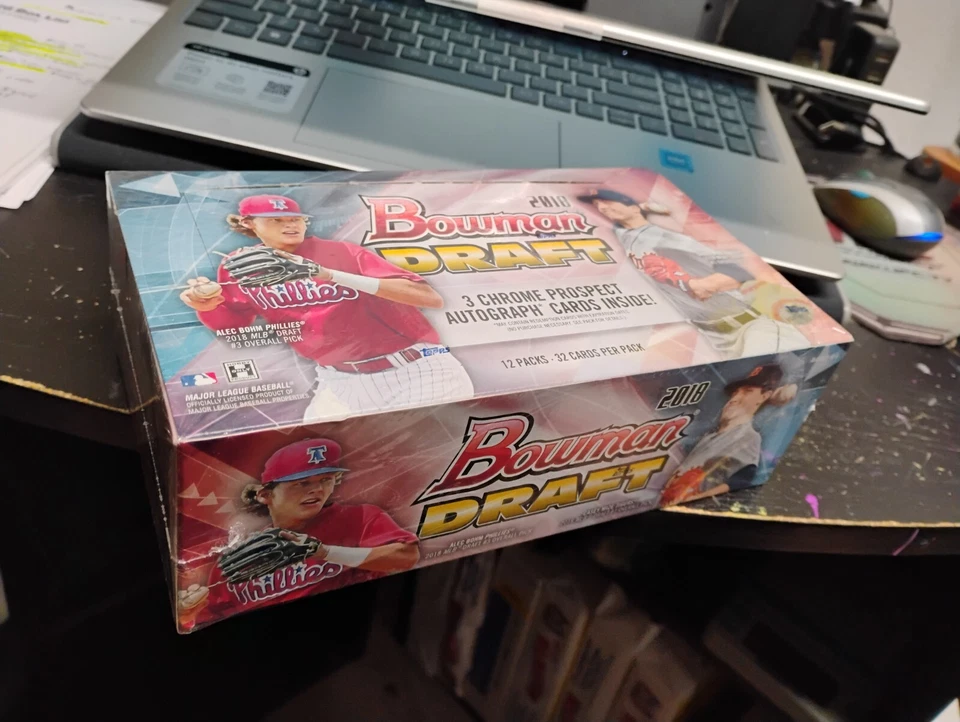 2018 BOWMAN DRAFT BASEBALL HOBBY JUMBO BOX SEALED OHTANI? - Image 3 of 4