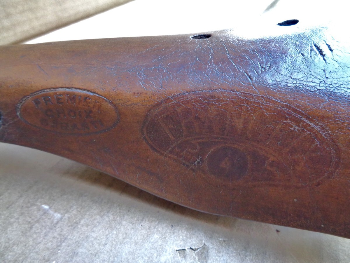 Selle Vélo Ville Vintage Franceix N°4 – Cuir Marron, Fabriquée En France