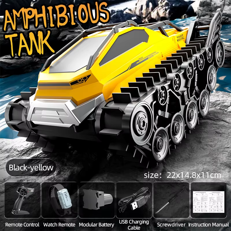 4WD RC Car 2.4G Amphibious 4 Wheel Remote Control Truck Climbing off Road Waterp
