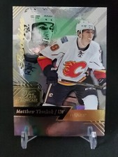 2016-17 Fleer Flair Showcase Rookies Row0 Seat42 Matthew Tkachuk Flames RC