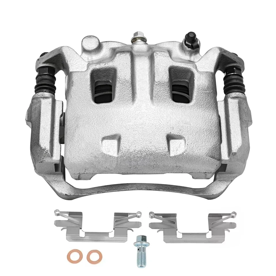 Par de pinzas de freno delanteras con soporte para Suzuki Equator Nissan Frontier 2005-2019 Foto 4 de 4