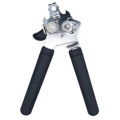 1P Kitchen Manual Can Opener Smooth Edge Professional Heavy Duty Stainless Steel