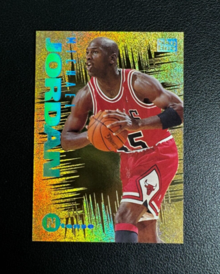 1994-95 Skybox Emotion Michael Jordan NTENSE #3 of 10 Bulls Legend 