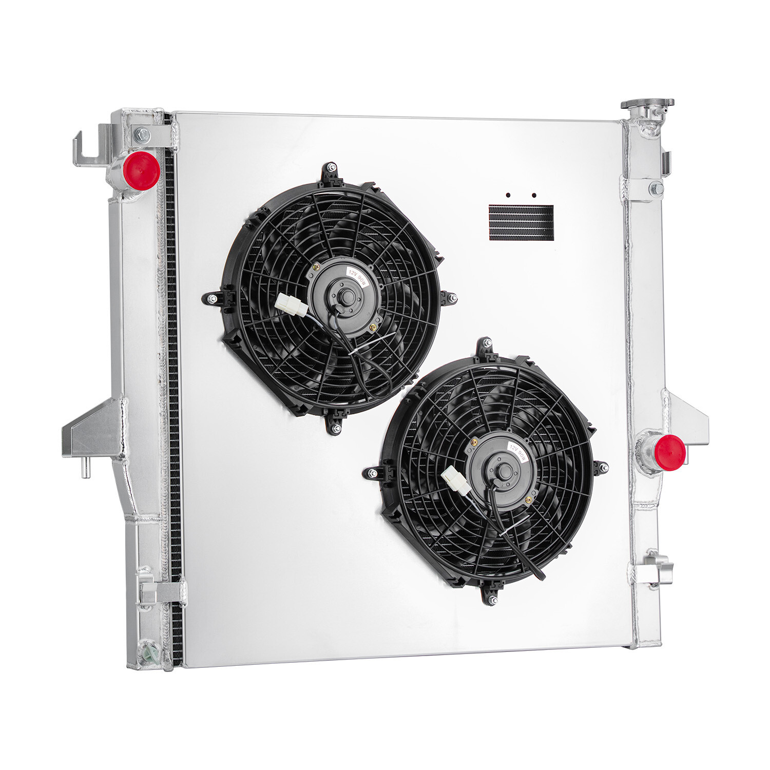 3Rows Radiator Shroud Fan For 2003-10 Dodge Ram 2500 3500 5.9L/6.7L L6 Diesel MT thumbnail 2