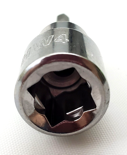 Lot of 2 Husky 4 mm Hex Bit Sockets 3/8" Drive HW4 - Picture 6 of 7