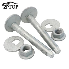 2PCS Lower Rear Suspension Toe Alignment Eccentric Bolt Nut Kit For VW AUDI NEW