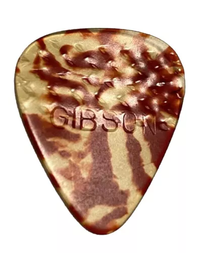 Vintage Guitar Picks-Gibson- impressed Logo w/Grip- Heavy Gauge-Unused