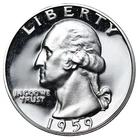 GEM PROOF 1959 Washington SILVER Quarter ULTRA NICE COIN!