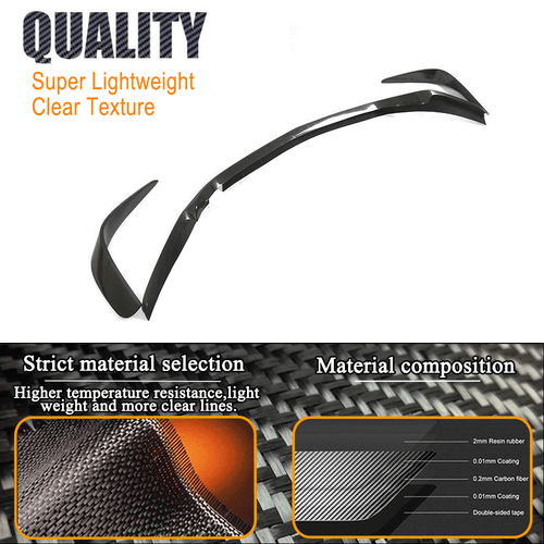 Carbon Front Lufteinlässe Entlüftung Air Vents für Mercedes C292 GLE63 2015-2018 - Picture 7 of 11