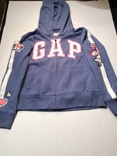 Gap Kids Disney Girls Youth XL Hoodie Full Zip Mickey  Minnie Mouse