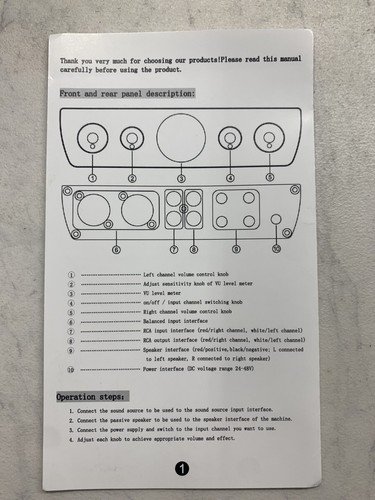 Aoshida A7 Balanced Power Amplifier 300W*2 TPA3255 XLR input Speaker (PO1015954) - Picture 4 of 7