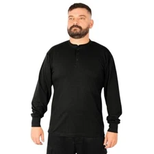 Rothco Long Sleeve Henley T-Shirt 21020 - 3XL