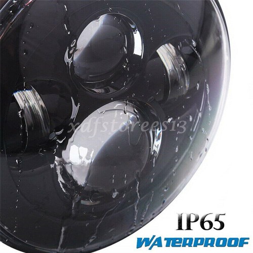 DOT 7" inch Motorcycle Headlight Round LED Hi/Lo Beam Projector For Harley Jeep - Picture 2 of 8