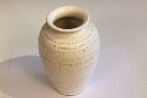 Cerámica Bitossi Londi Rimini blanca Raymor italiana vintage MCM - Imagen 8 de 12