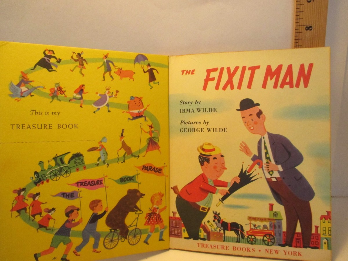children's picture book FIXIT MAN by IRMA WILDE illus by GEORGE
