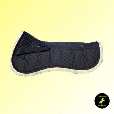LUCKY HORSE EQUIPMENT Sattelpad Gr. M - Echt Lammfell - Pad - Made in Germany