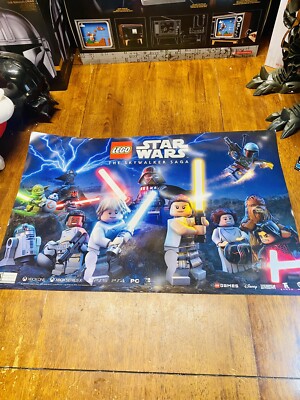 NEW MINT LEGO Star Wars Skywalker Saga video game Poster