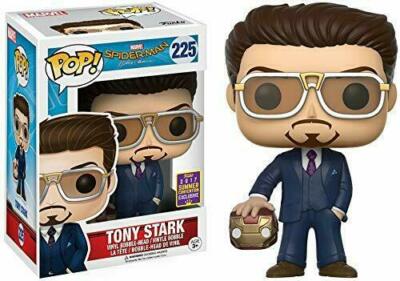 FUNKO POP MARVEL SPIDER-MAN HOMECOMING #225 TONY STARK (2017 SDCC