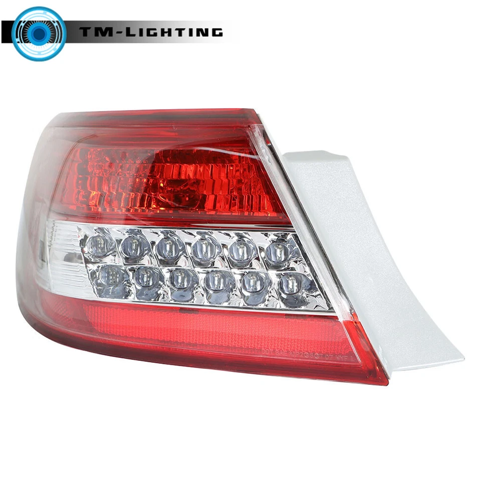 Lanterna traseira lateral esquerda e direita para 2010 2011 Toyota Camry par traseiro lâmpada de freio externa - Imagem 3 de 4