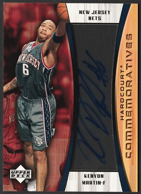 Kenyon Martin 2002-03 Upper Deck Hardcourt Autographs Auto #KM-C 