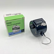 Hand Tally Counter  Four(4) Digit Number Clicker Golf Handy Convenient