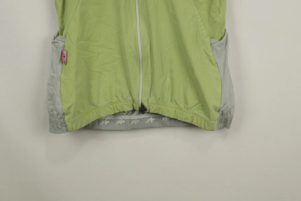 Assos Green/Gray Polyamide Sleeveless Full Zipper Cycling Vest L - Image 3 of 4