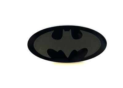 Batman gravierter Kühlschrankmagnet in schwarz... Lasergeschnitten