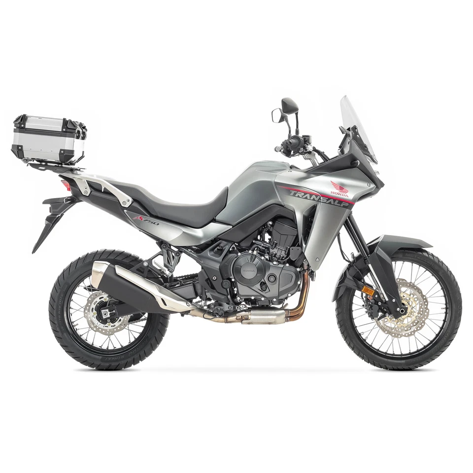 Top Case for Triumph Tiger 1200 Explorer / XC / XR Aluminium Bagtecs XB22 silver Foto 4 de 4