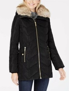 michael kors fur collar
