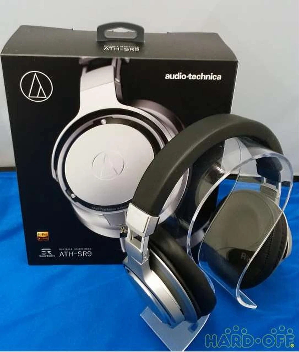 Audio-Technica ATH-SR9 Sound Reality Over-Ear High-Resolution Headphones Used