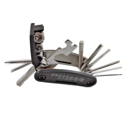 Fahrrad Reparatur Multi Tool 16 in 1 Werkzeug Multifunktion Schwarz Für Canyon