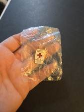 American Red Cross 1985-86 Disaster Relief Campaign 100% Bartian 24K G.P. Pin