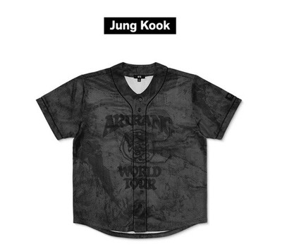 BTS WORLD TOUR ARIRANG OFFICIAL MD GOODS JUNGKOOK Jung Kook S/S