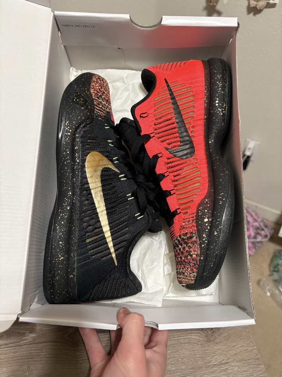 Size 11 - TRIED ON Nike Kobe 10 Elite Low Christmas Sneakers  display picture 3