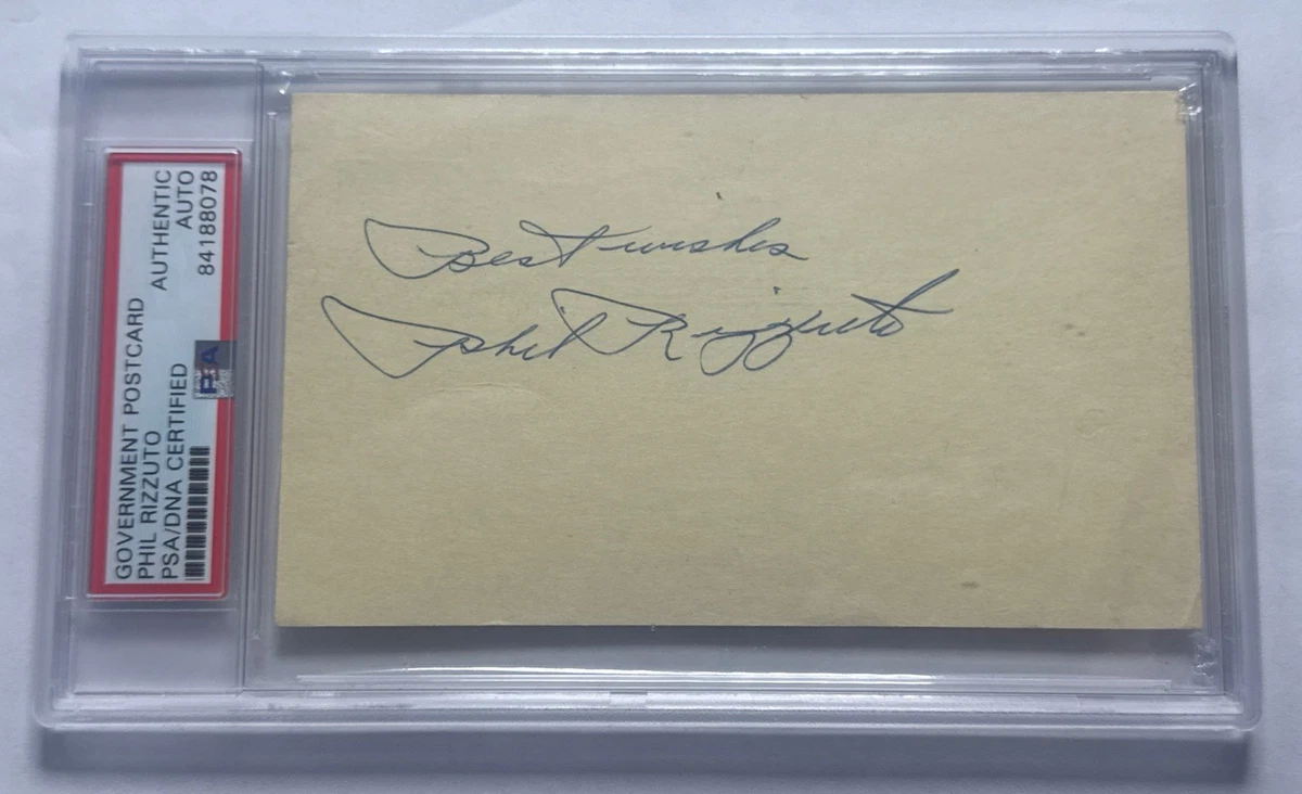 Phil Rizzuto MLB Original Autographed Items for sale | eBay