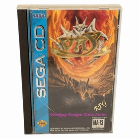 Vay (Sega CD, 1994) CIB Complete w Manual + Map + Registration Card Tested