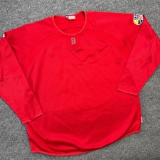 Boston Red Sox Sweatshirt Men 2XL 2007 World Series Majestic Therma Base Dugout