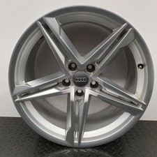 Audi A5 B9 2018 8.5jx18 5 Split Spoke 18 Inch Alloy Wheel Silver 8W0601025DE