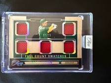 Jacob Wilson 2025 Panini Three & Two Full Count Swatches  /25 Oakland A’s