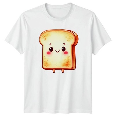 Just A Slice Of Happiness T-Shirt Brot Essen Geburtstag Geschenk für Sie und Ihn