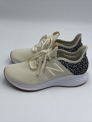 New Balance Fresh Foam Roav Angora/Black Leopard 7.5 Animal Print